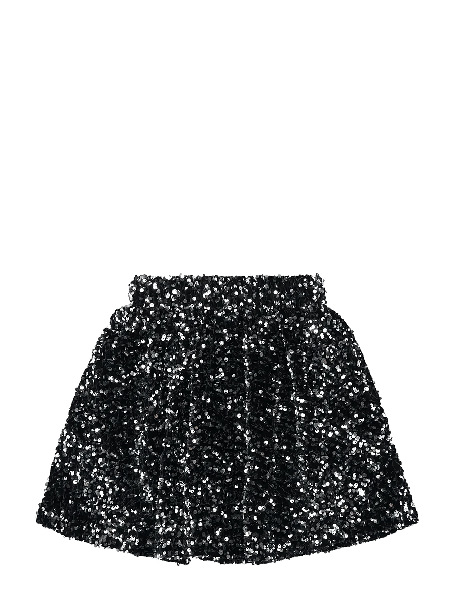 The New - TNYarlin Sequin Skirt - korta kjolar - black beauty - 2