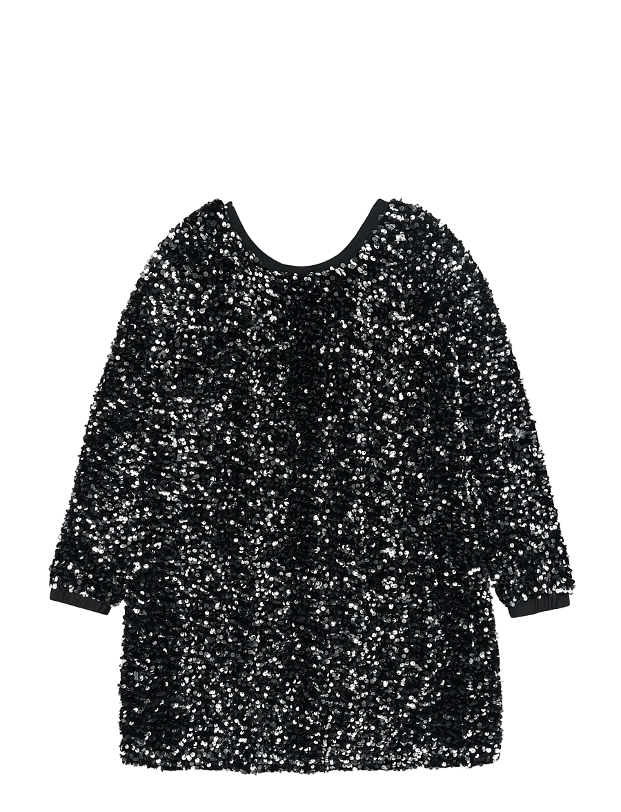 The New - TNYarlin L_S Sequin Dress - partykleider - black beauty - 0