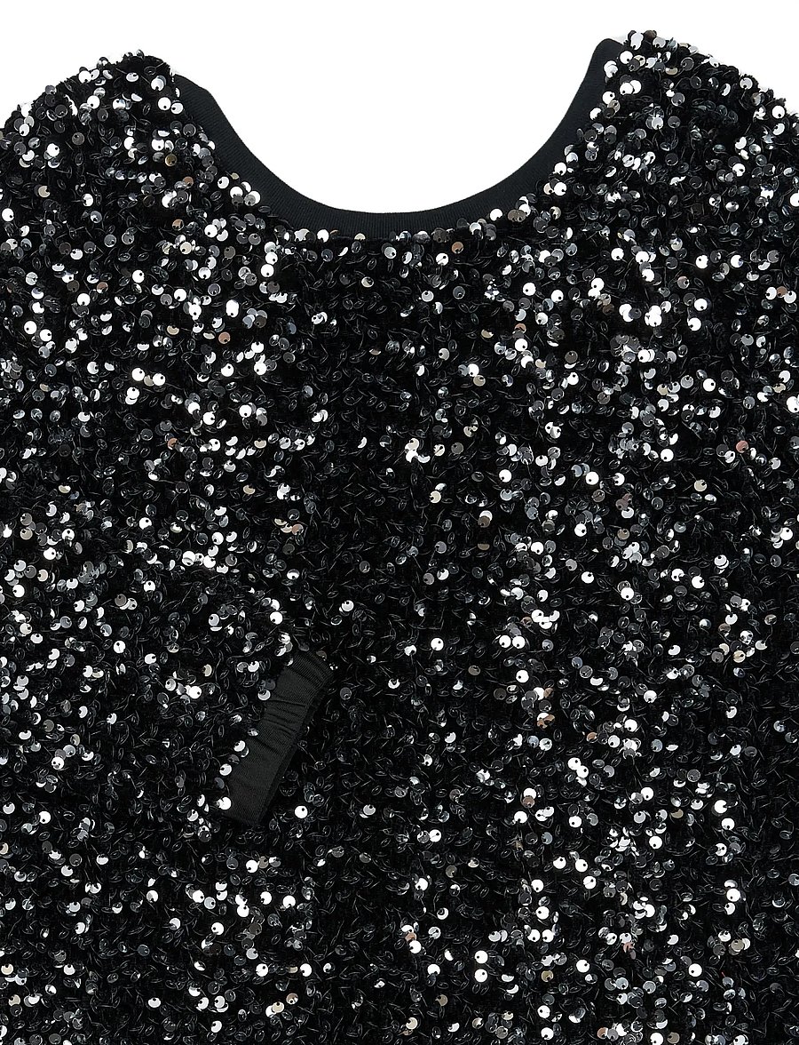 The New - TNYarlin L_S Sequin Dress - partykleider - black beauty - 2