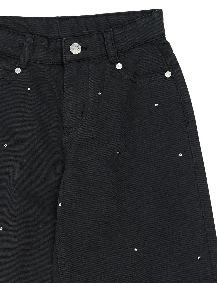 The New - TNYindi Wide Fit Jeans - black denim - 2