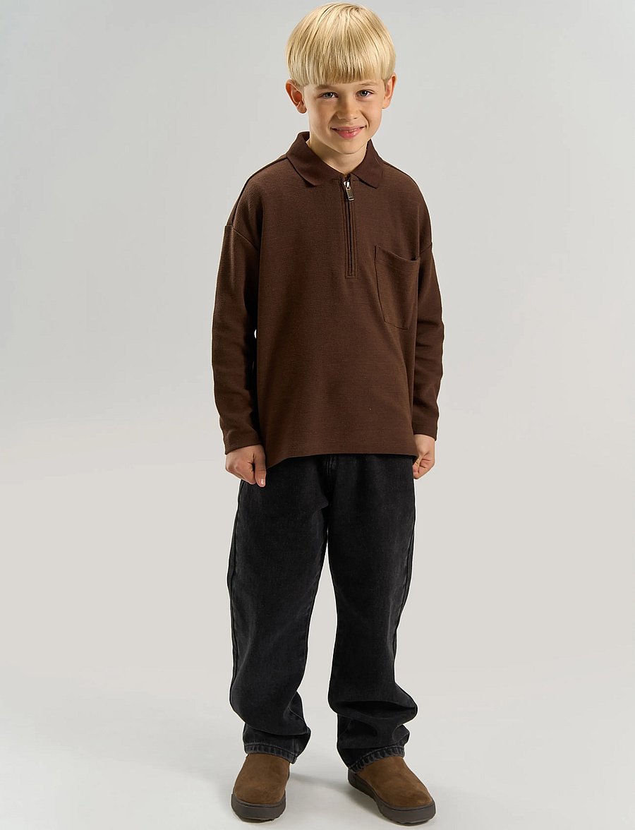 The New - TNVarl OS L_S Polo - langærmede poloer - chestnut - 0
