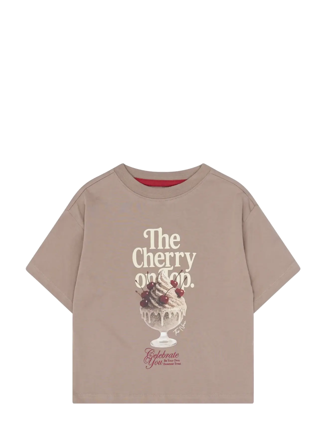 The New - TNYoletta OS S_S Tee - kurzärmelige - taupe gray tn - 1