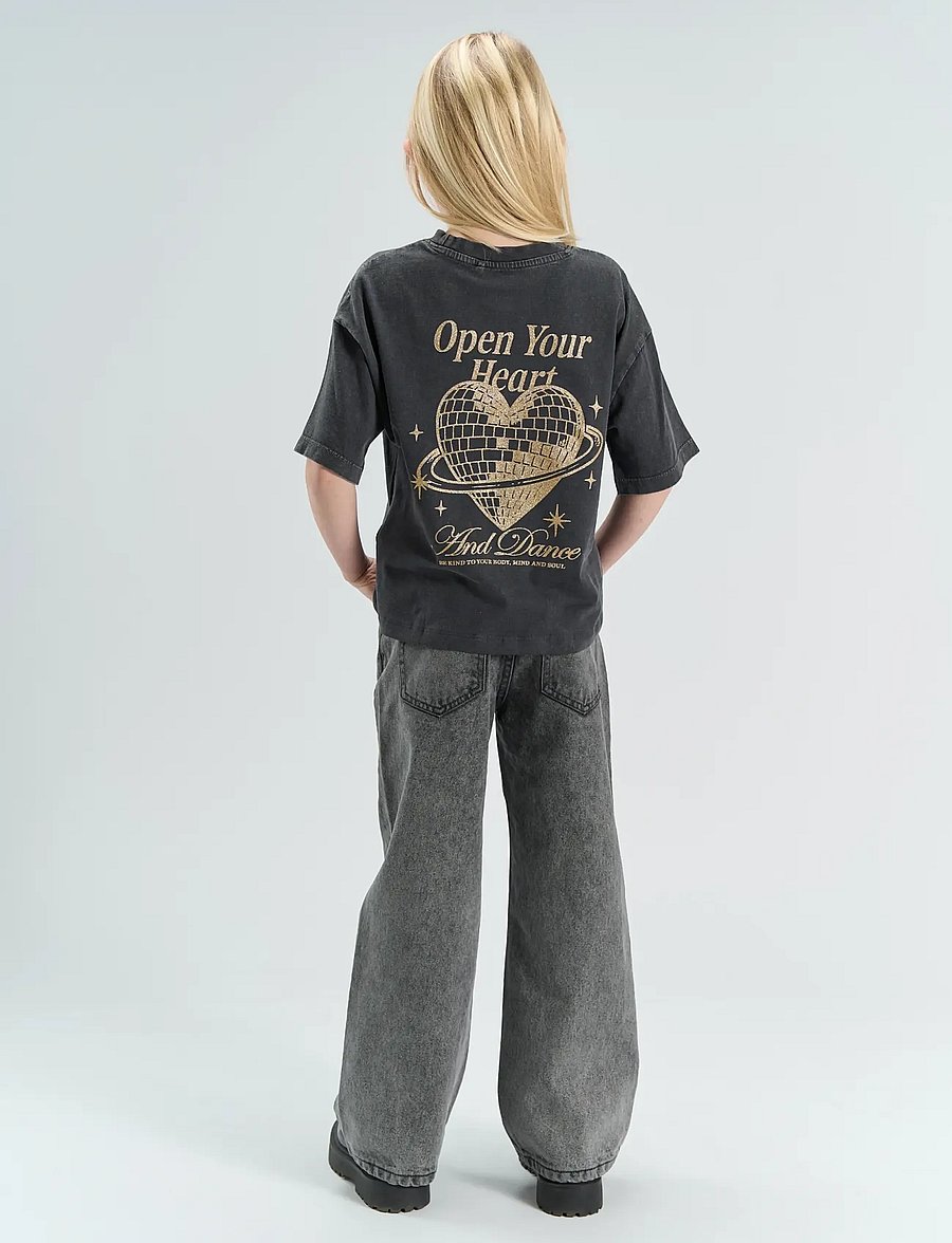 The New - TNYabella OS S_S Tee - kurzärmelige - black beauty - 3