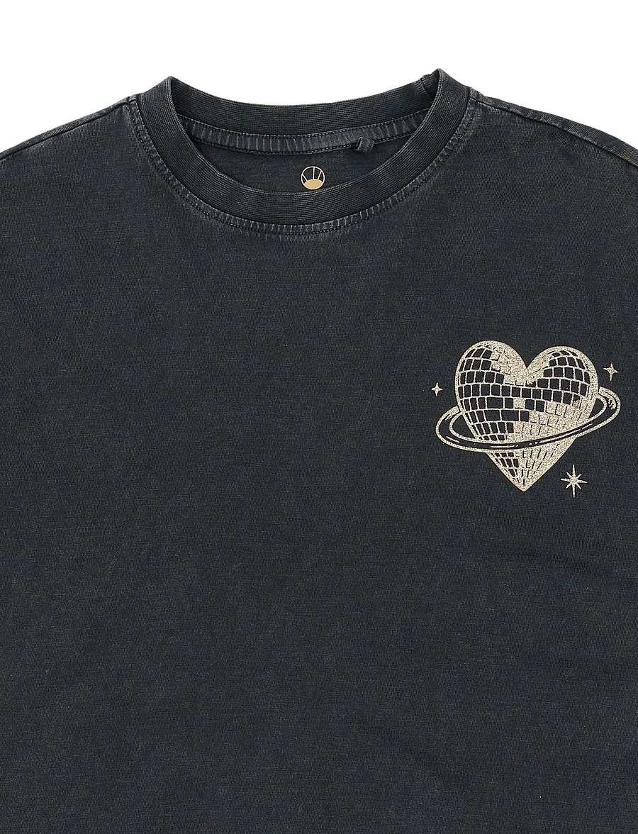 The New - TNYabella OS S_S Tee - kurzärmelige - black beauty - 4