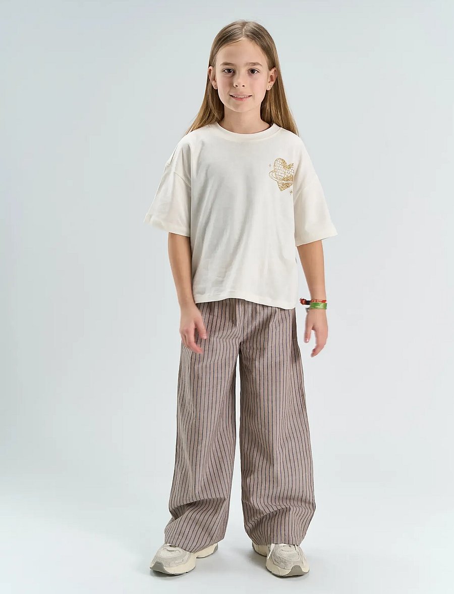 The New - TNYabella OS S_S Tee - kurzärmelige - gardenia - 0