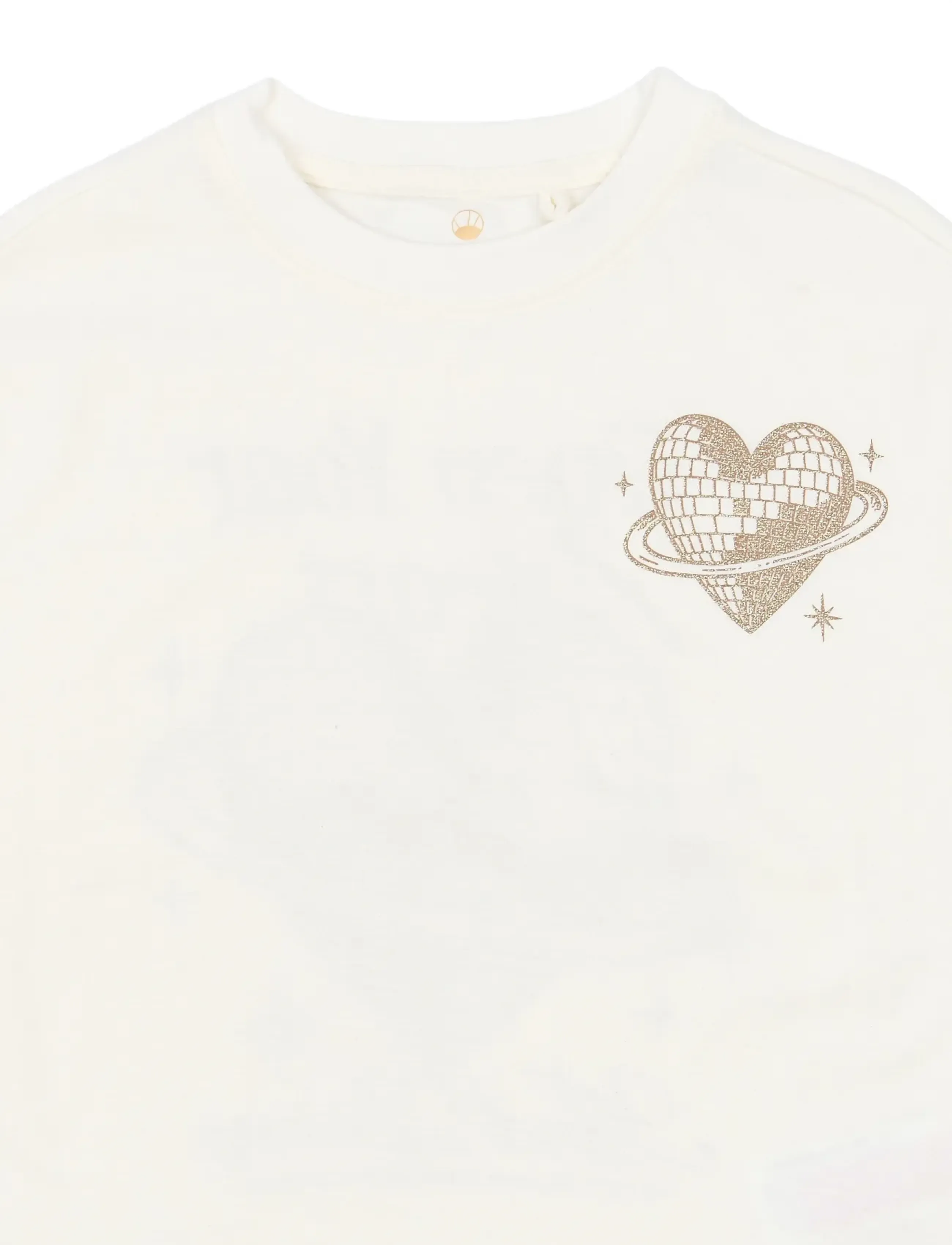 The New - TNYabella OS S_S Tee - kurzärmelige - gardenia - 4