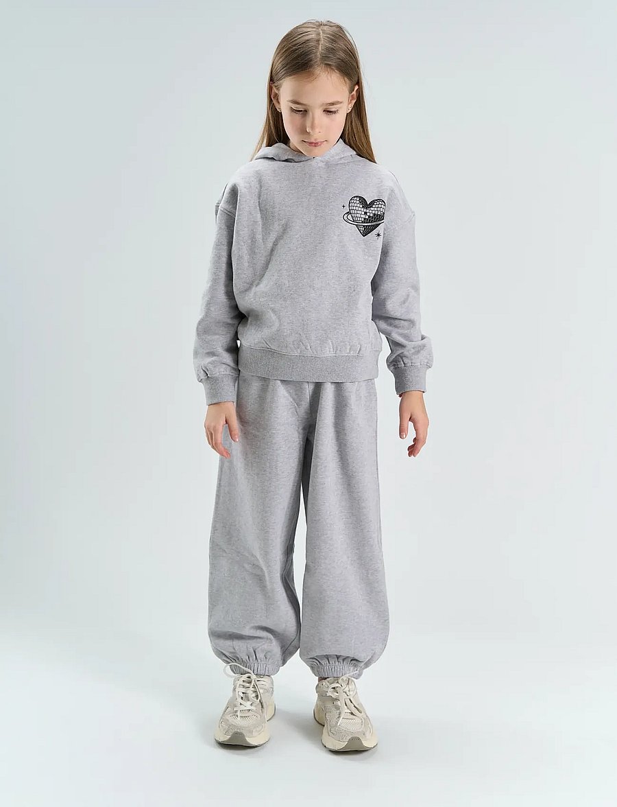 The New - TNYao Baggy Sweatpants - dressipüksid - light grey melange - 0