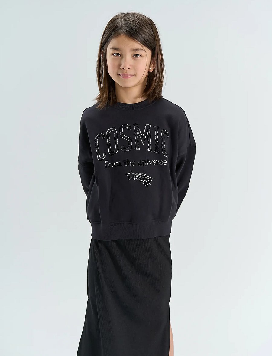 The New - TNYenta EX OS Sweatshirt - dressipluusid - black beauty - 0