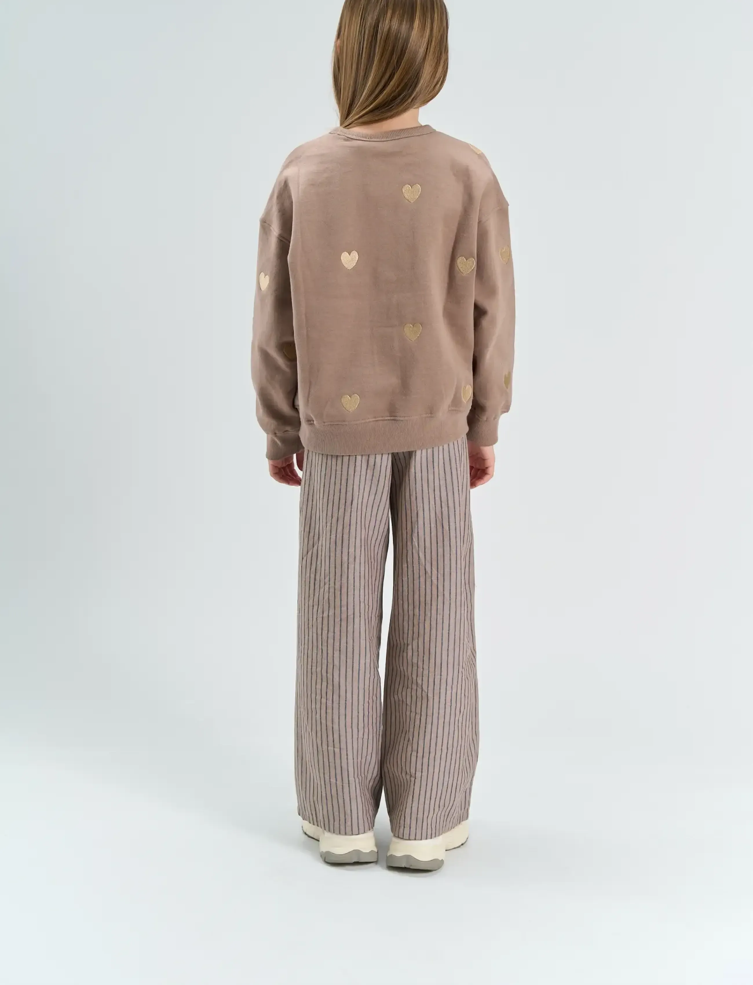 The New - TNYolaine OS Sweatshirt - dressipluusid - taupe gray emb tn - 3