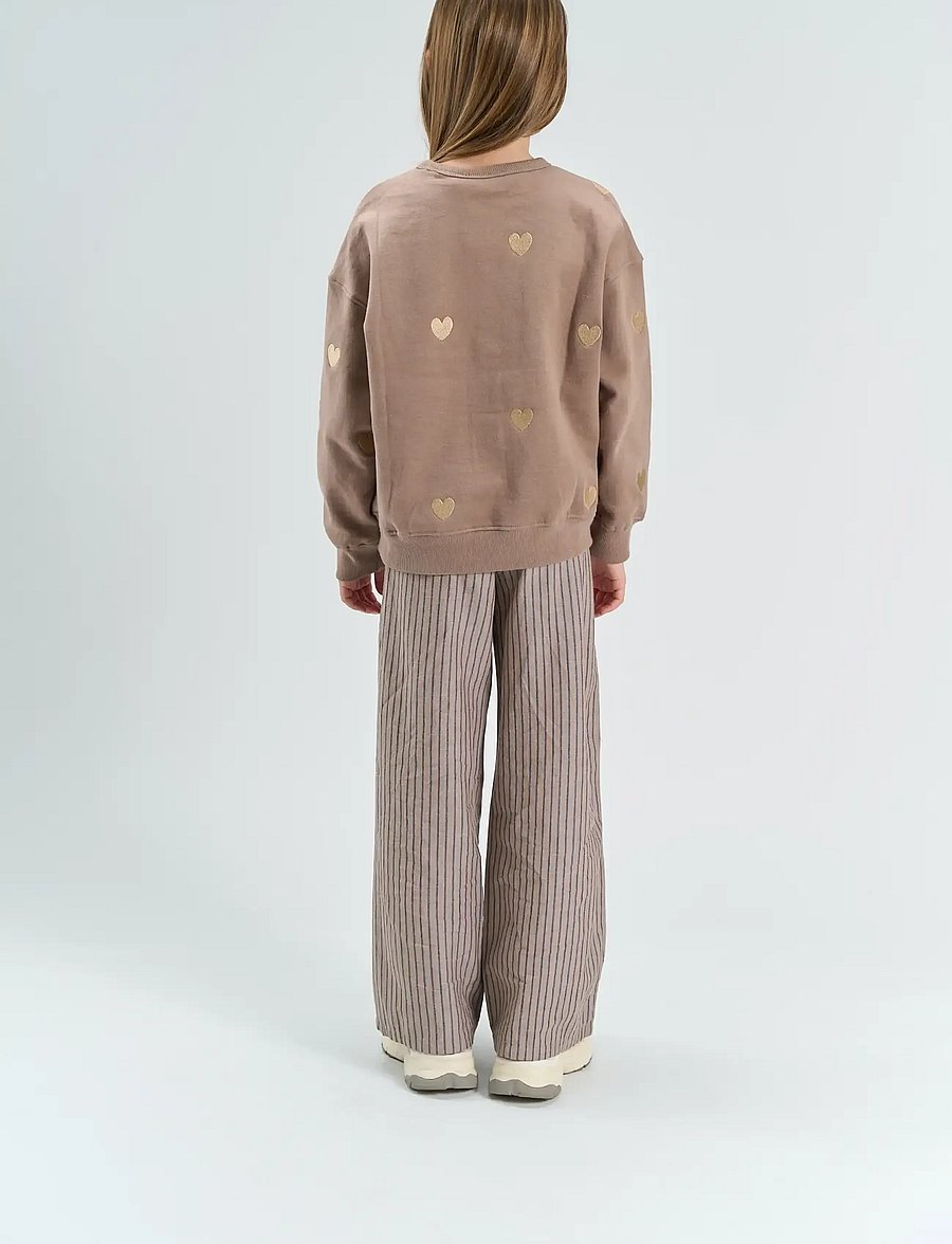 The New - TNYolaine OS Sweatshirt - dressipluusid - taupe gray emb tn - 3