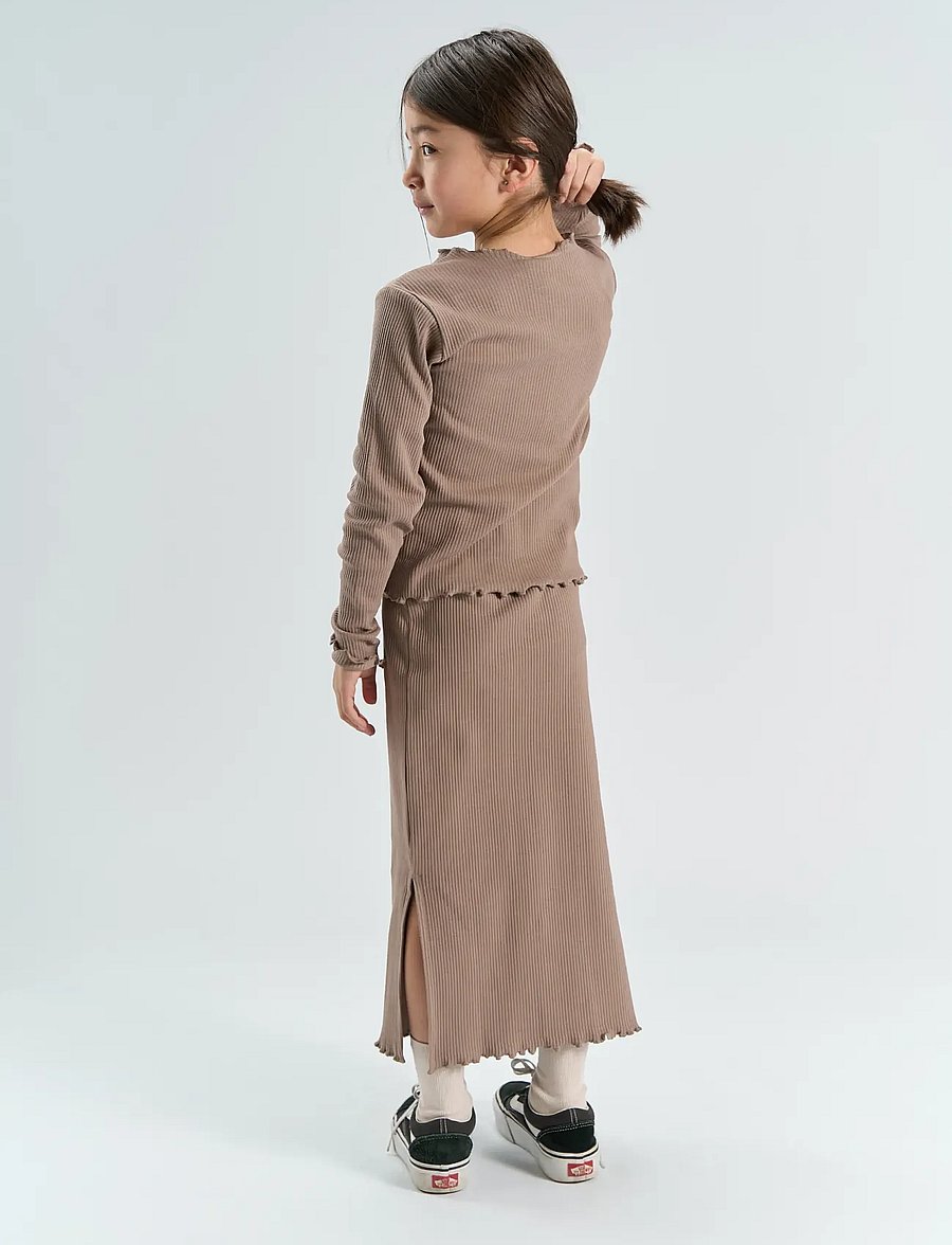 The New - TNYanna L_S Rib Tee - langärmelig - taupe gray tn - 3