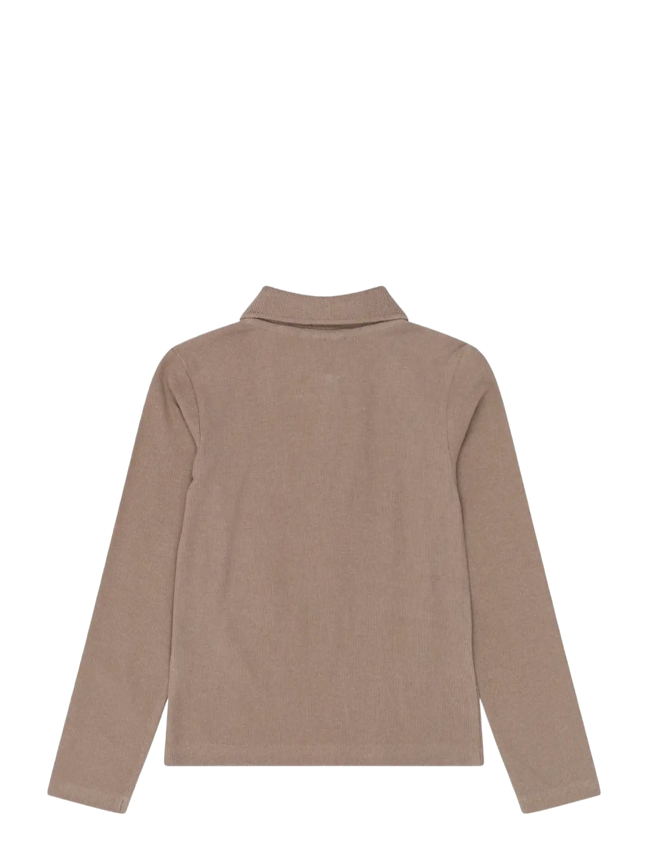 The New - TNYuta L_S Rib Polo - langärmelig poloshirt - taupe gray tn - 2