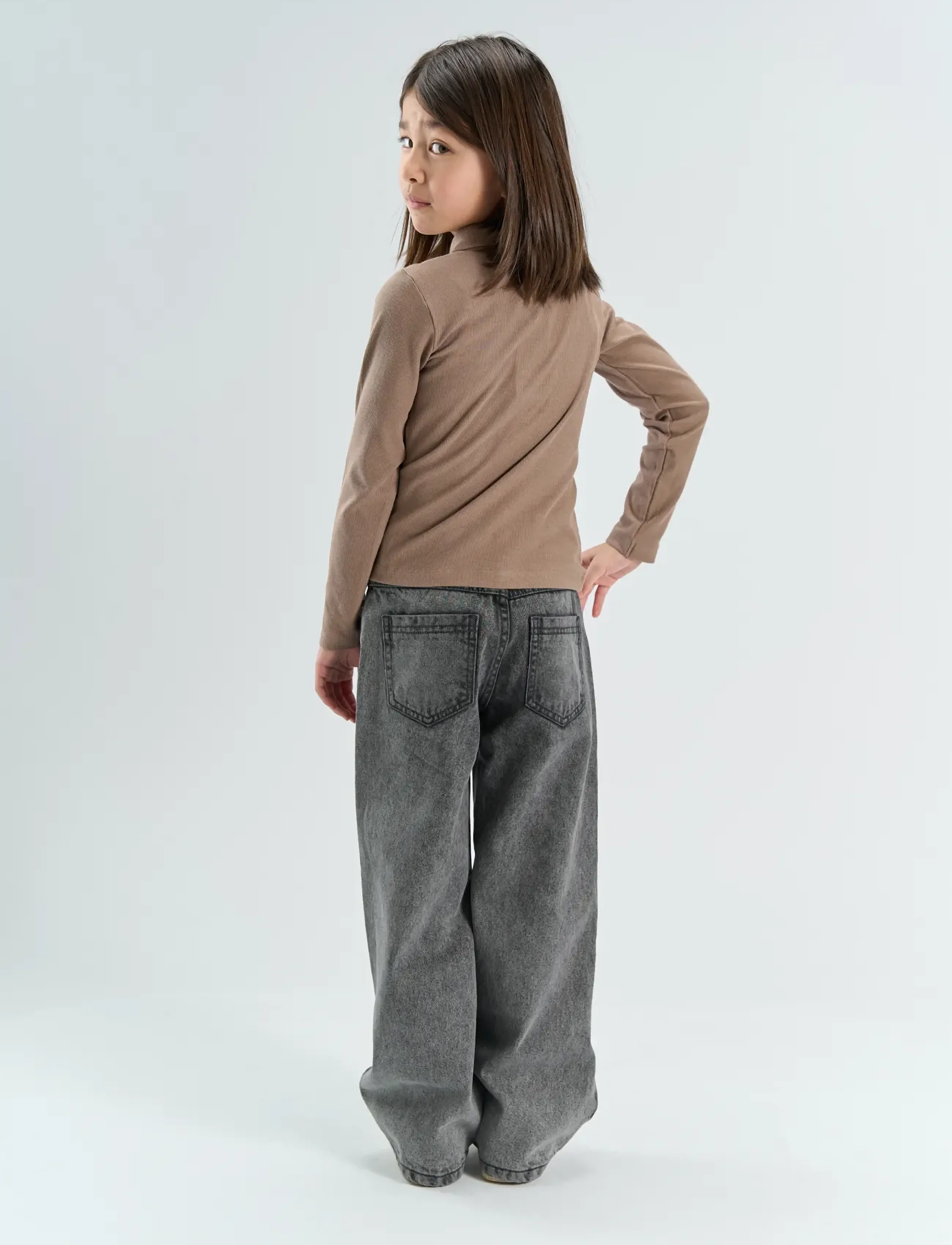 The New - TNYuta L_S Rib Polo - langärmelig poloshirt - taupe gray tn - 3