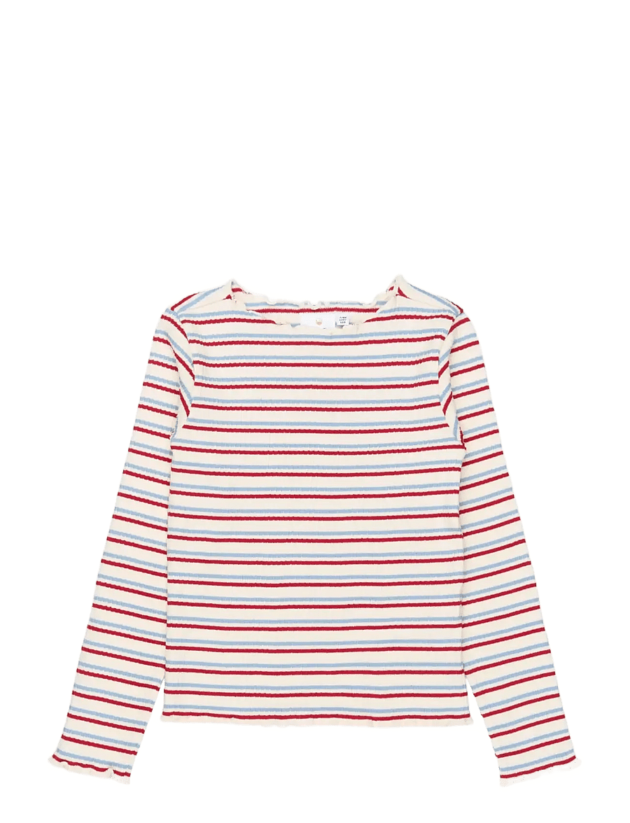 The New - TNYosie L_S Boatneck Rib Tee - långärmade bodies - multi colour - 1