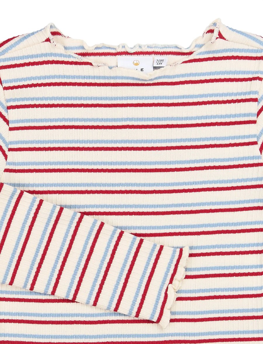 The New - TNYosie L_S Boatneck Rib Tee - långärmade bodies - multi colour - 4