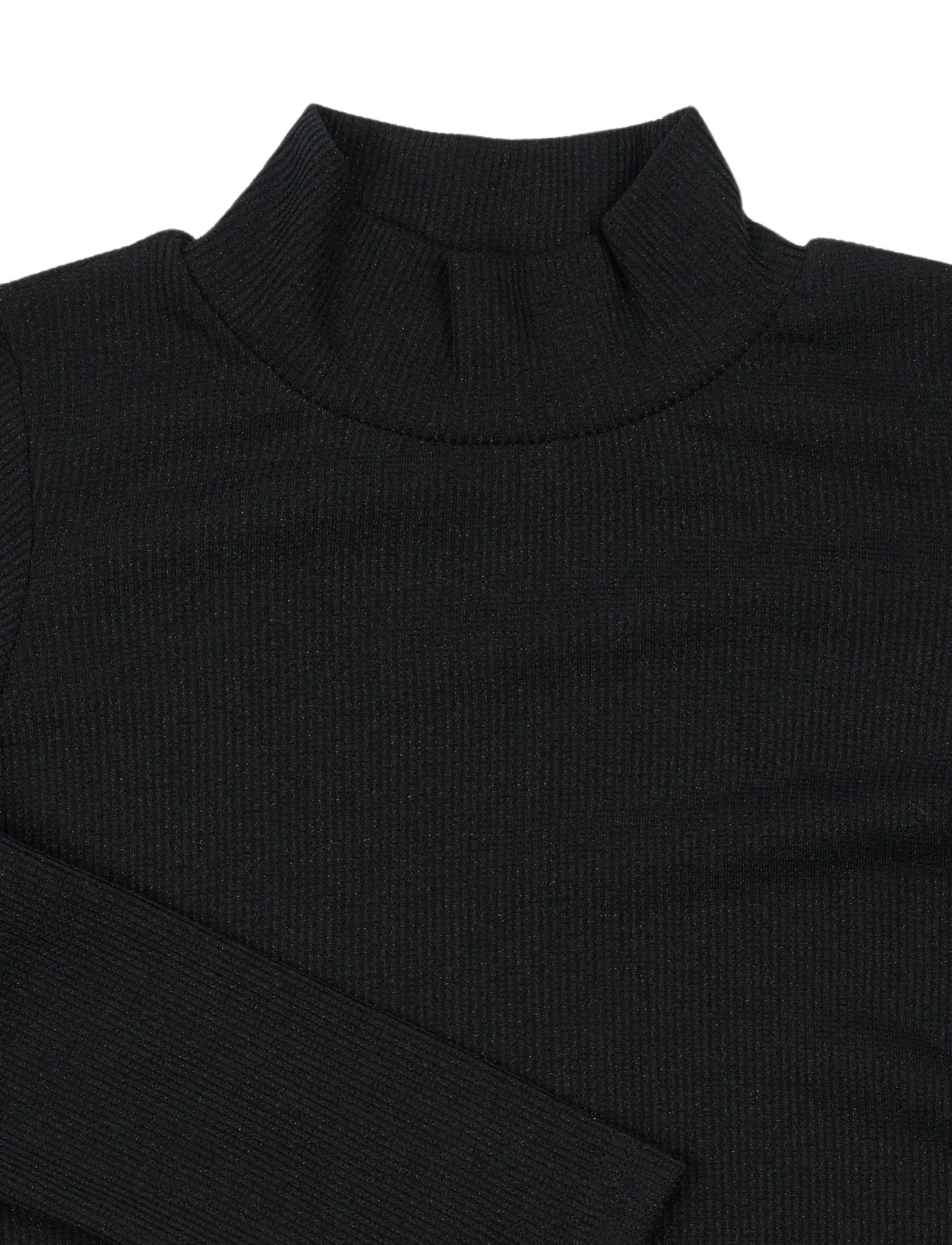 The New - TNYvette L_S Rib Top - langärmelig - black beauty - 2