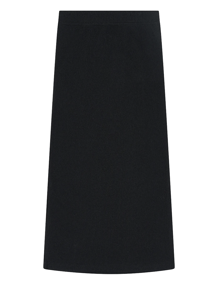 The New - TNYvette Long Glitter Skirt - maksiseelikud - black beauty - 1