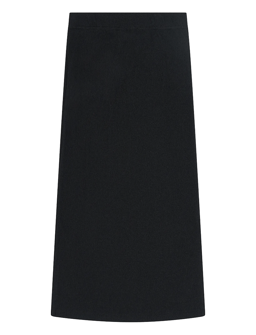 The New - TNYvette Long Glitter Skirt - maksiseelikud - black beauty - 2