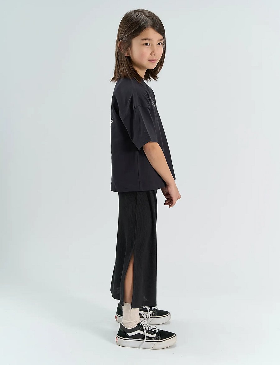 The New - TNYvette Long Glitter Skirt - maksiseelikud - black beauty - 4