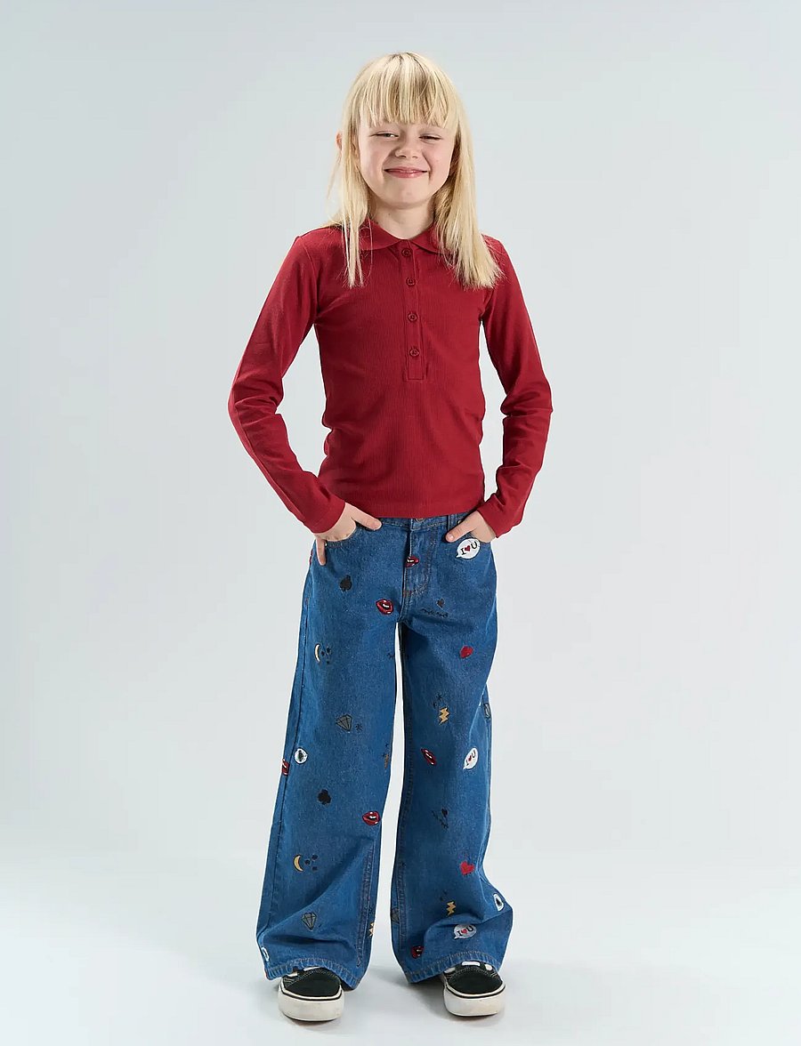 The New - TNYamila Wide Fit Jeans - vida jeans - medium blue denim - 0