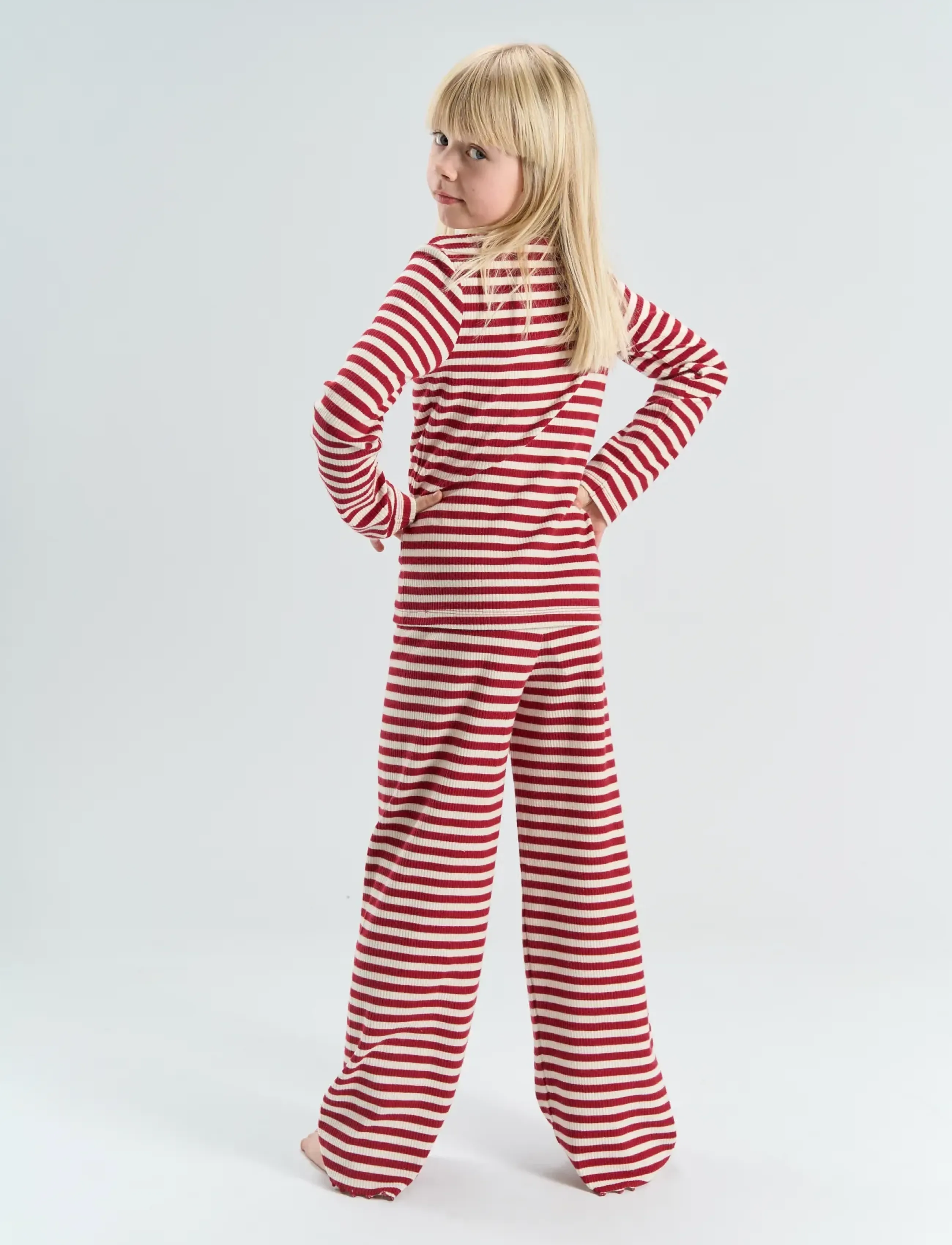 The New - TNMoore L_S Rib Tee - pikkade varrukatega t-särgid - rio red striped tn - 3