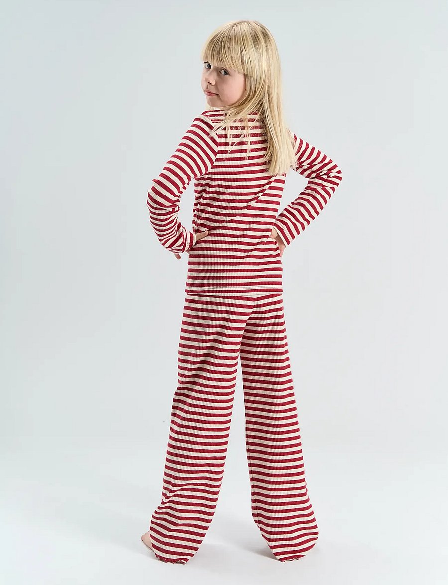 The New - TNMoore L_S Rib Tee - pikkade varrukatega t-särgid - rio red striped tn - 3