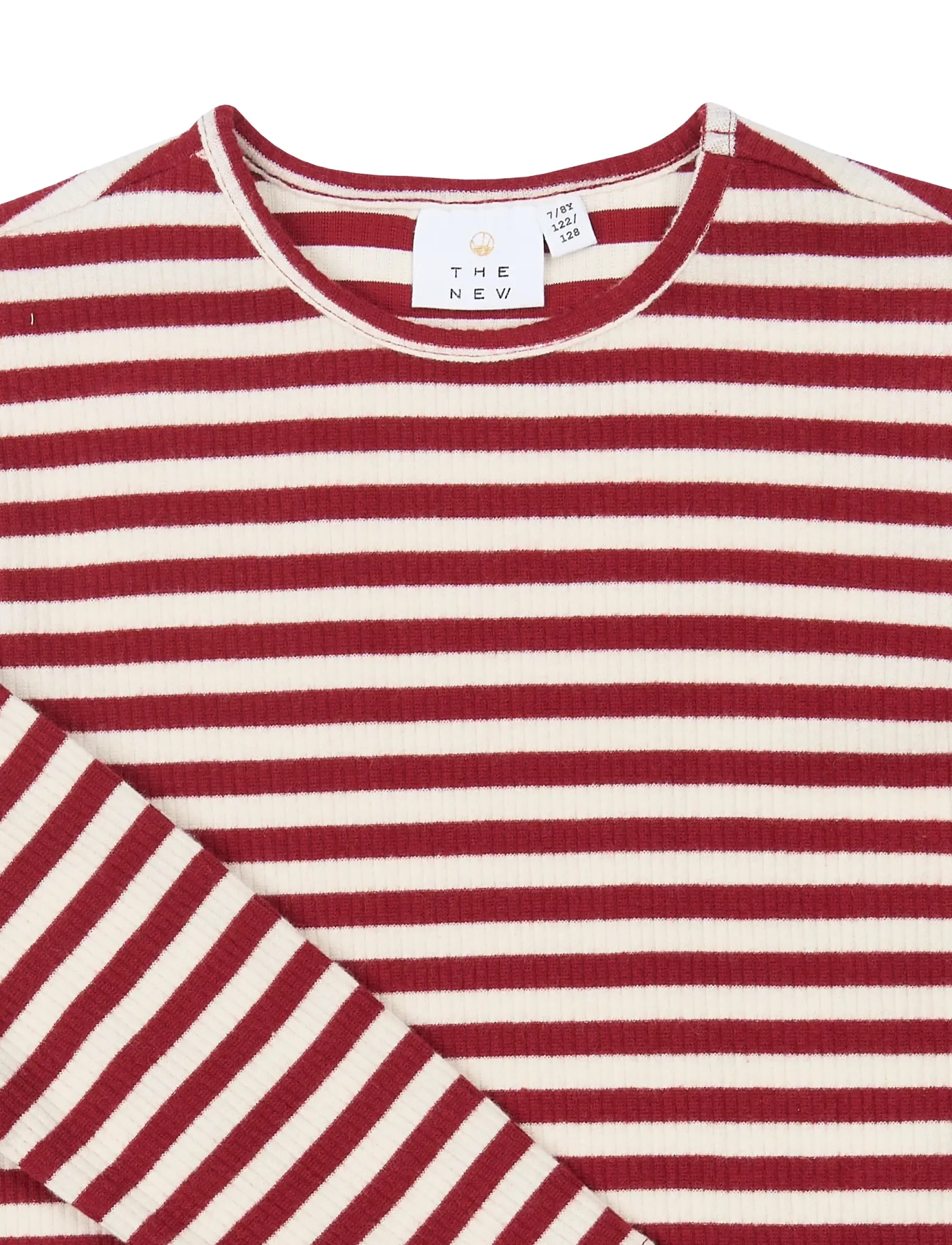 The New - TNMoore L_S Rib Tee - pikkade varrukatega t-särgid - rio red striped tn - 4