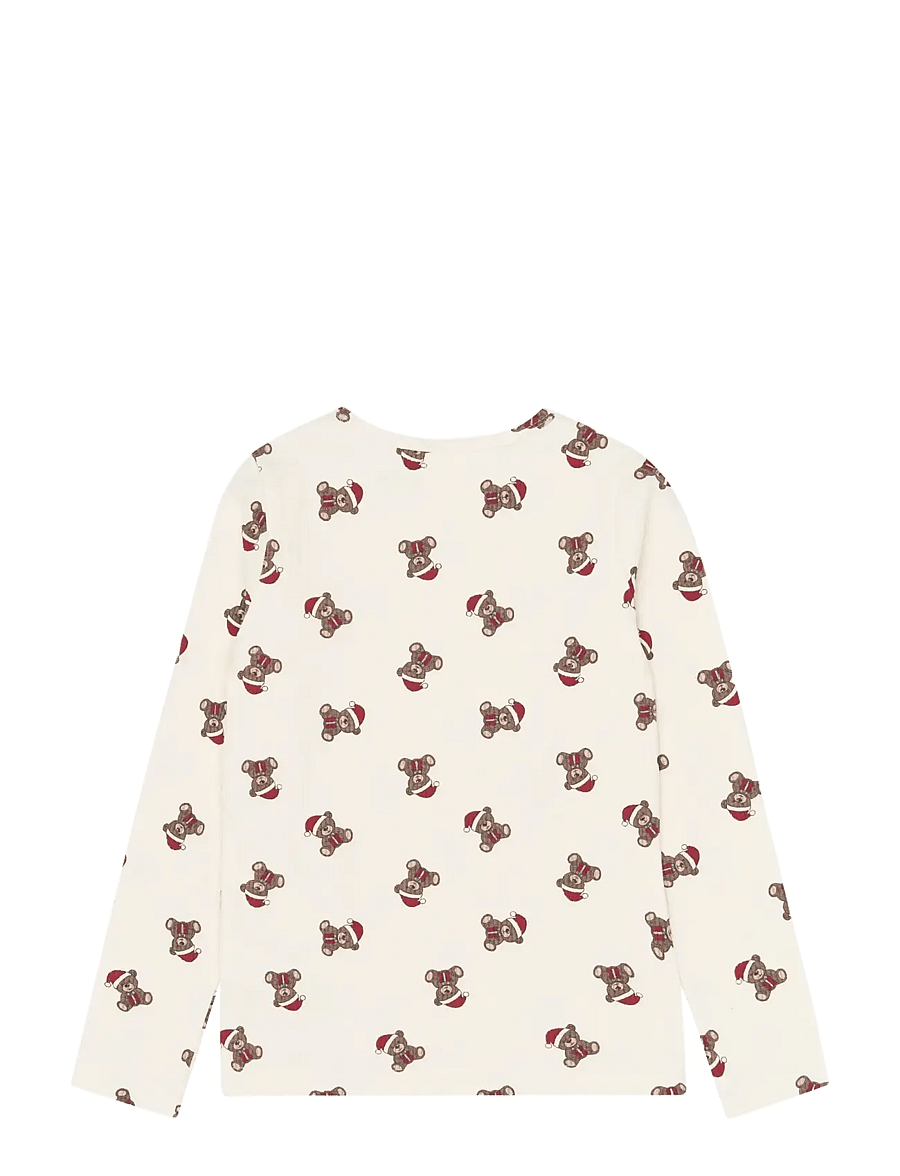 The New - TNHoliday Teddy Rib Night Set - komplektid - gardenia aop - 3