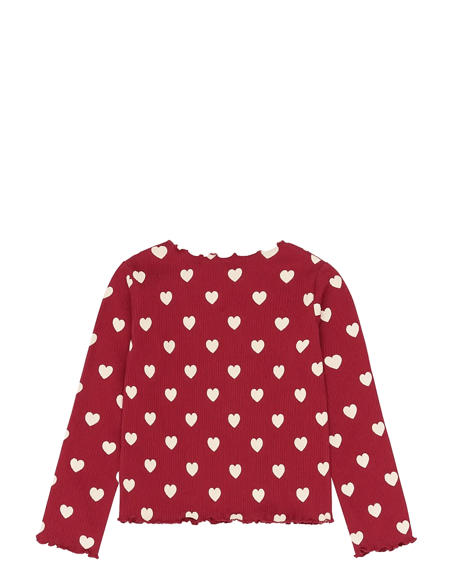 The New - TNHoliday Red Heart Rib Night Set - komplektid - rio red aop tn - 3