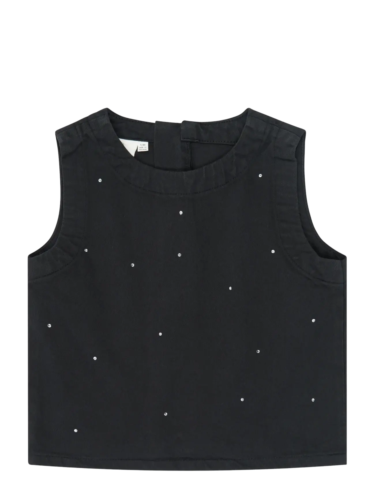 The New TNYindi S_L Denim Top - Oberteile & T-Shirts - BLACK DENIM / black