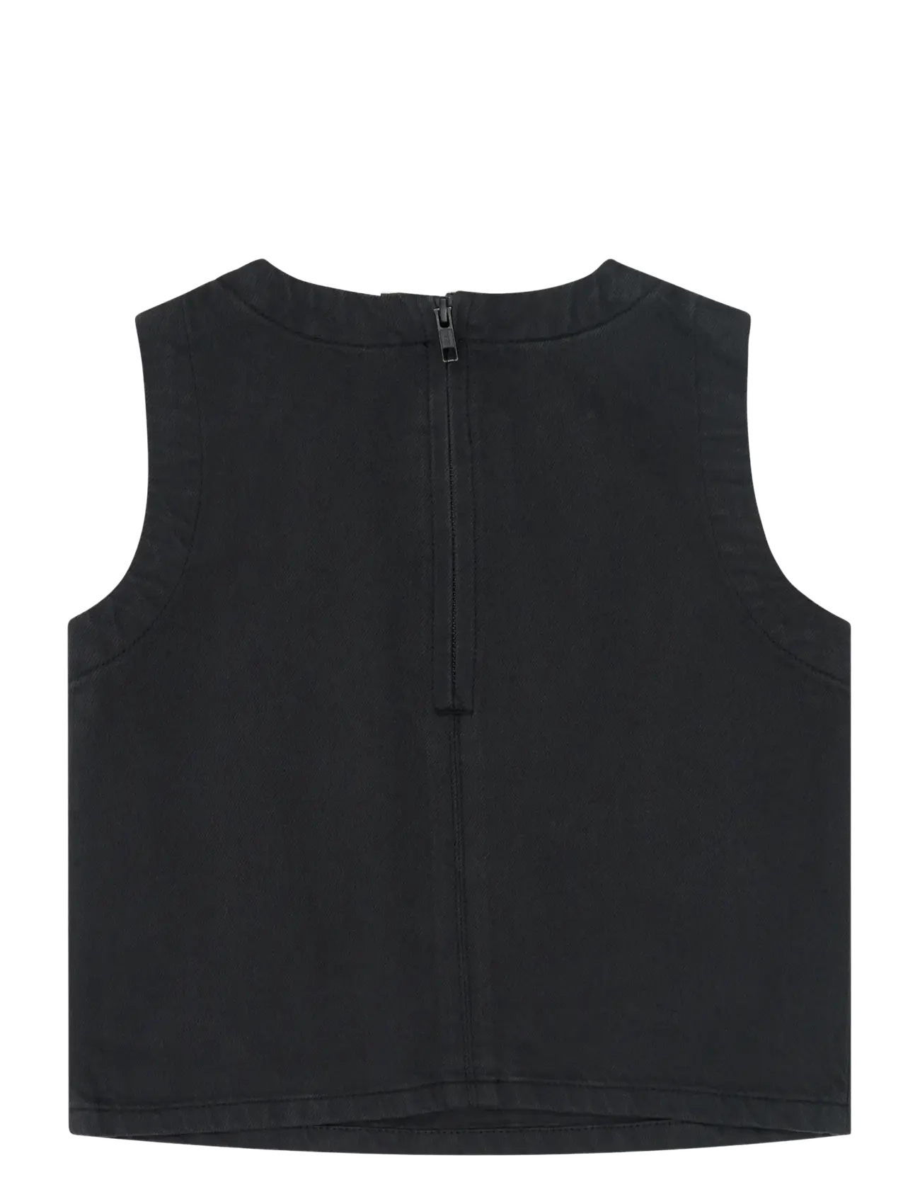 The New - TNYindi S_L Denim Top - tanktops - black denim - 1