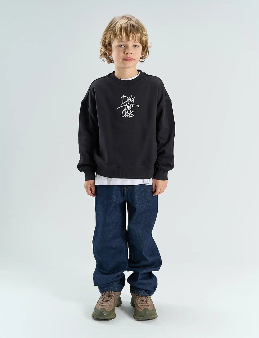 The New - TNYaw OS Sweatshirt - dressipluusid - black beauty - 0