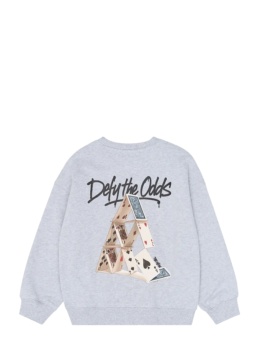 The New - TNYaw OS Melange Sweatshirt - dressipluusid - light grey melange - 2