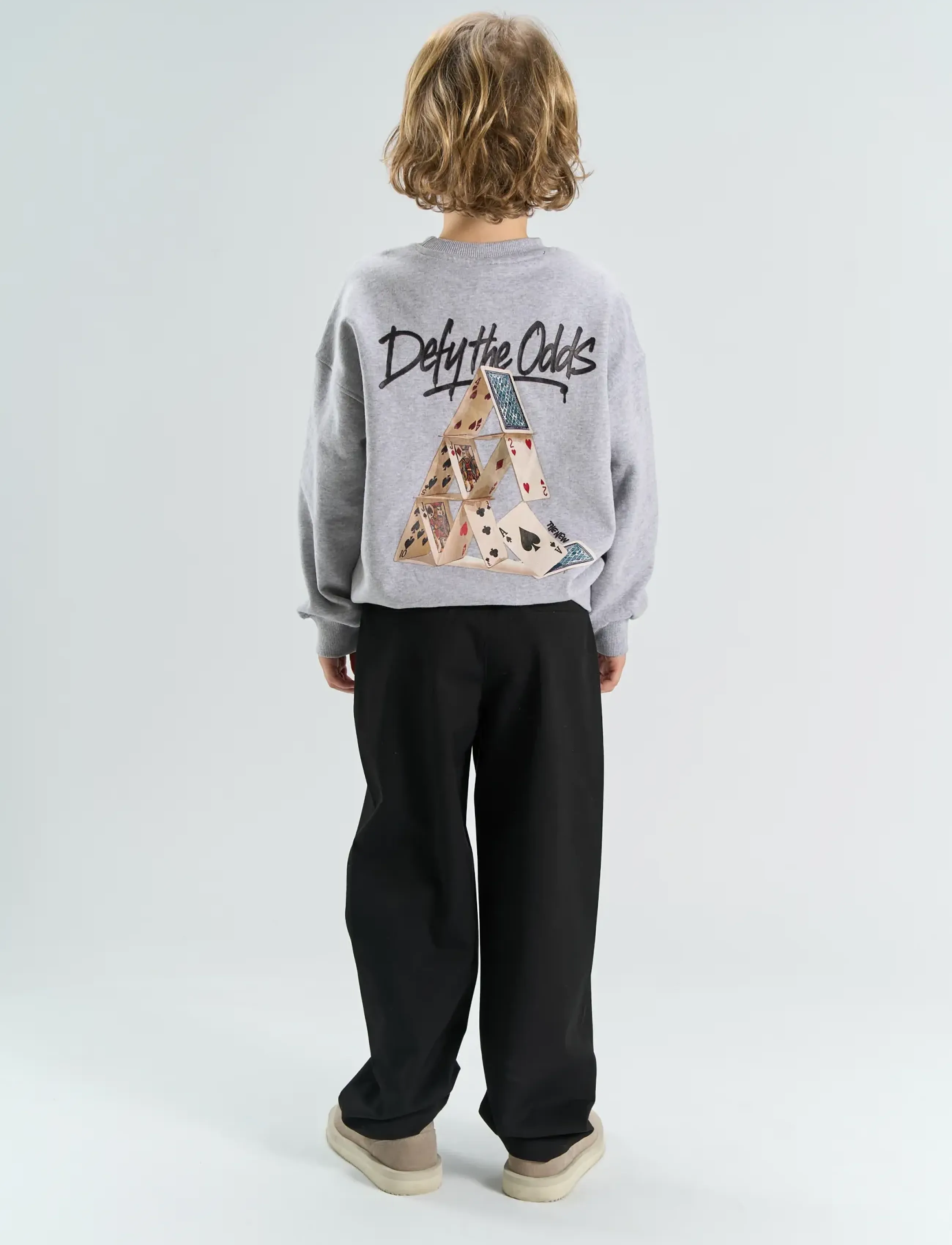 The New - TNYaw OS Melange Sweatshirt - dressipluusid - light grey melange - 4