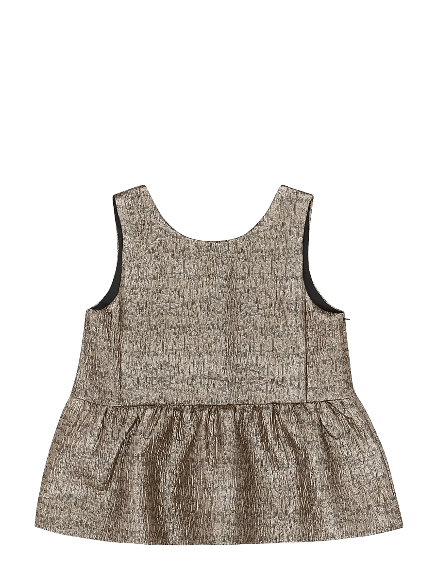 The New - TNYupa S_L Jacquard Top - blusen & tuniken - gold - 1