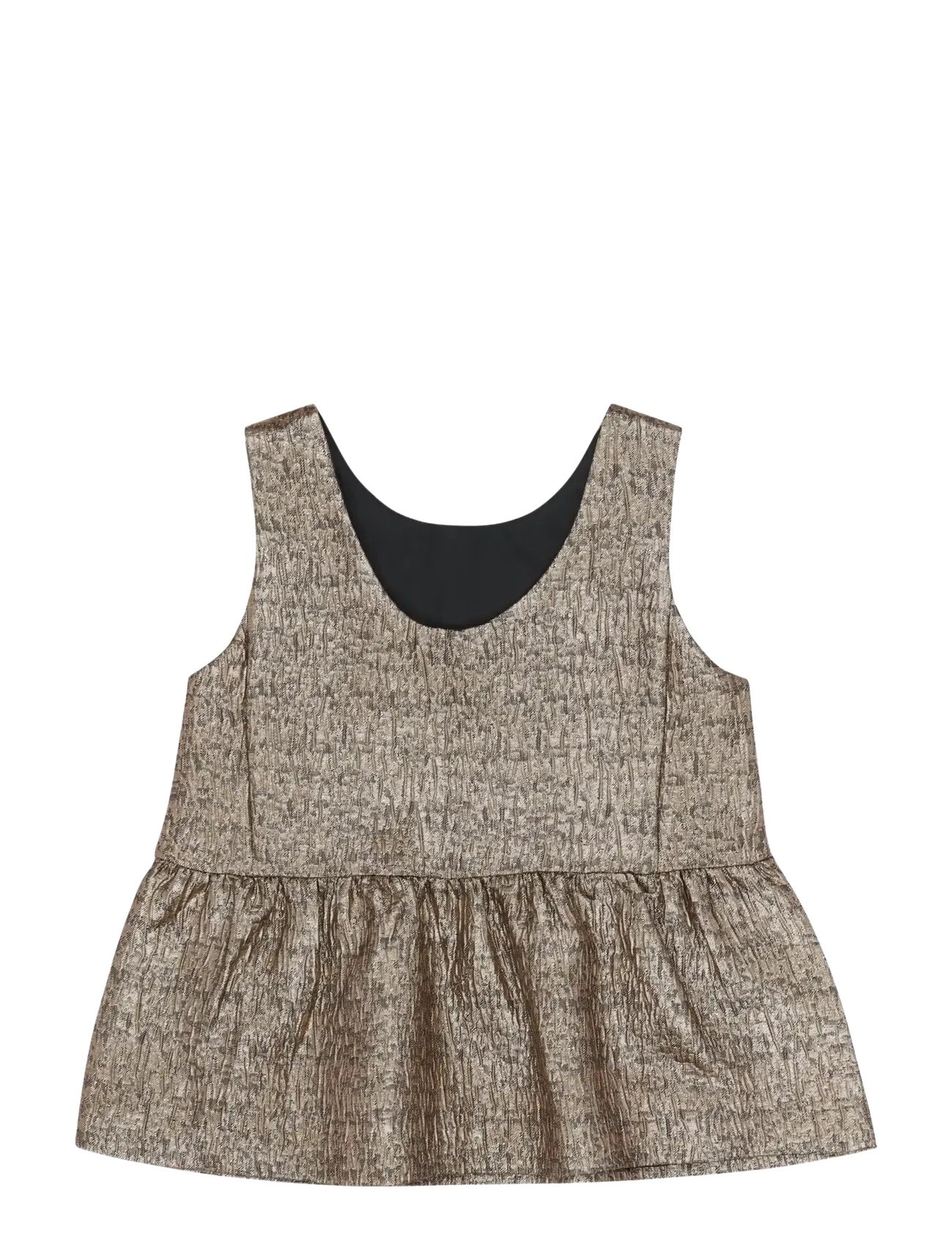 The New - TNYupa S_L Jacquard Top - blusen & tuniken - gold - 2
