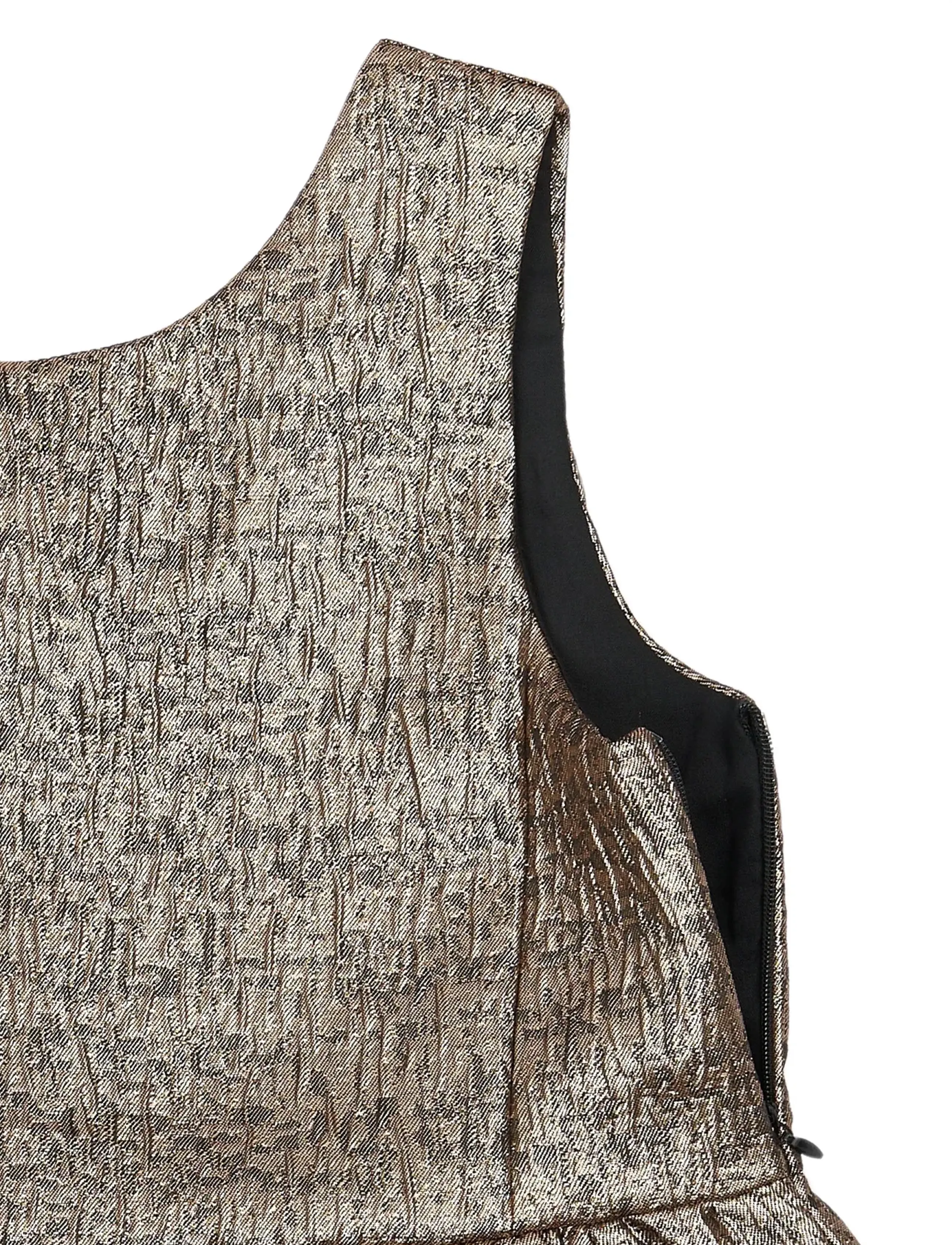 The New - TNYupa S_L Jacquard Top - blusen & tuniken - gold - 4