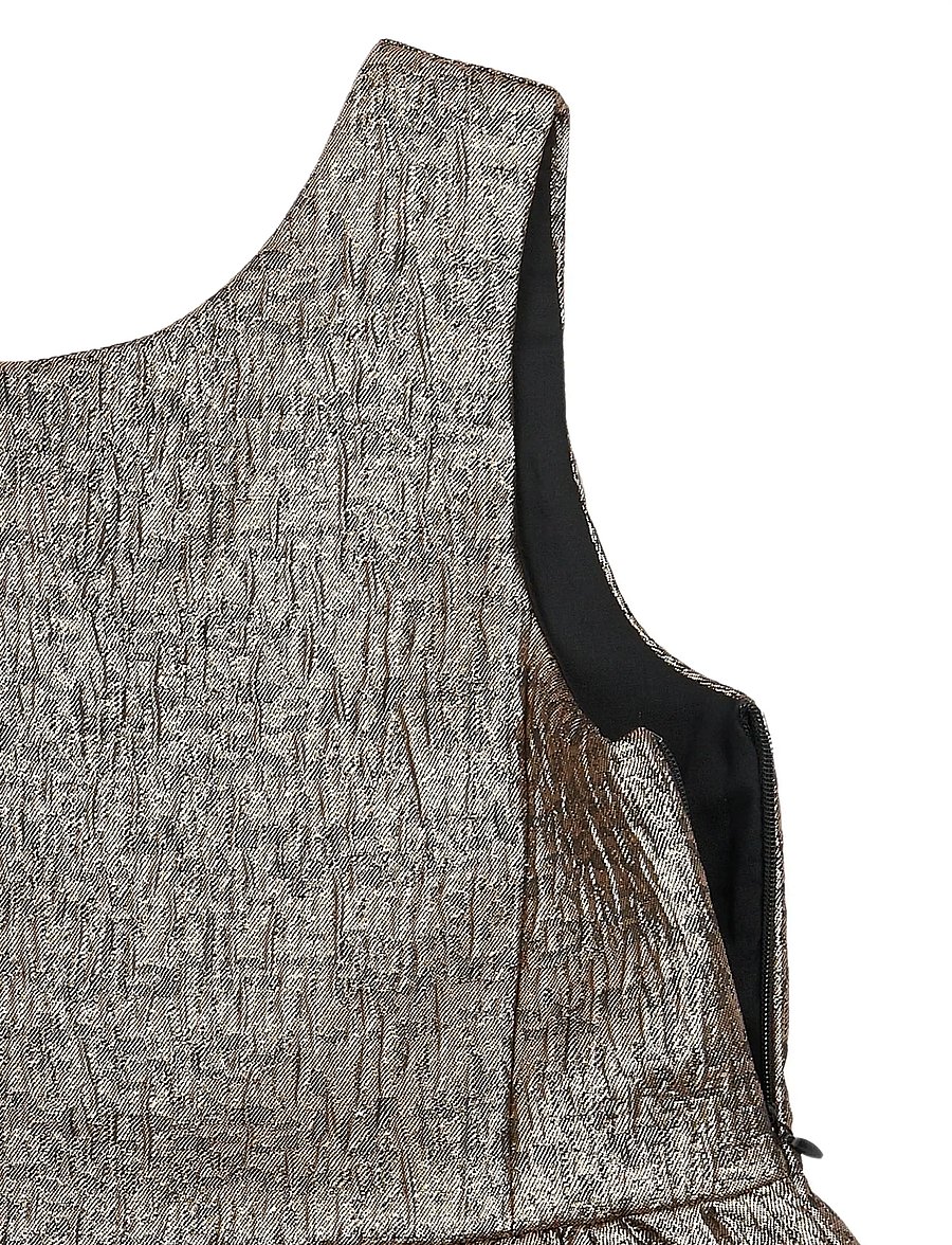 The New - TNYupa S_L Jacquard Top - blusen & tuniken - gold - 4