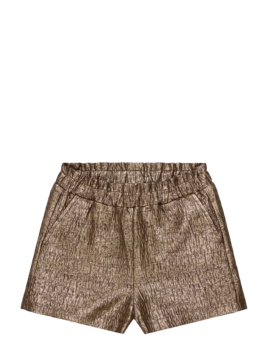 The New - TNYupa Jacquard Shorts - casual shorts - gold - 1