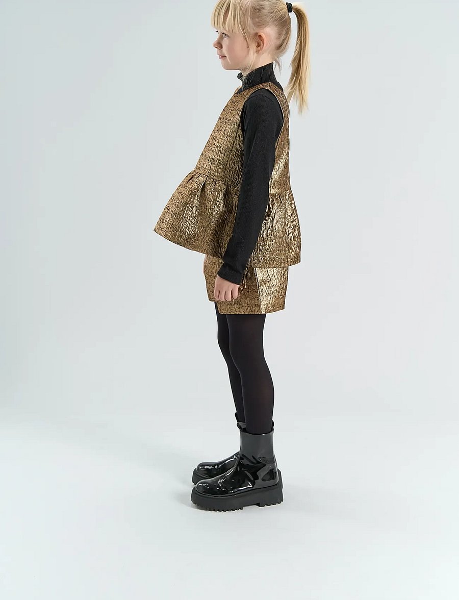 The New - TNYupa Jacquard Shorts - casual shorts - gold - 3