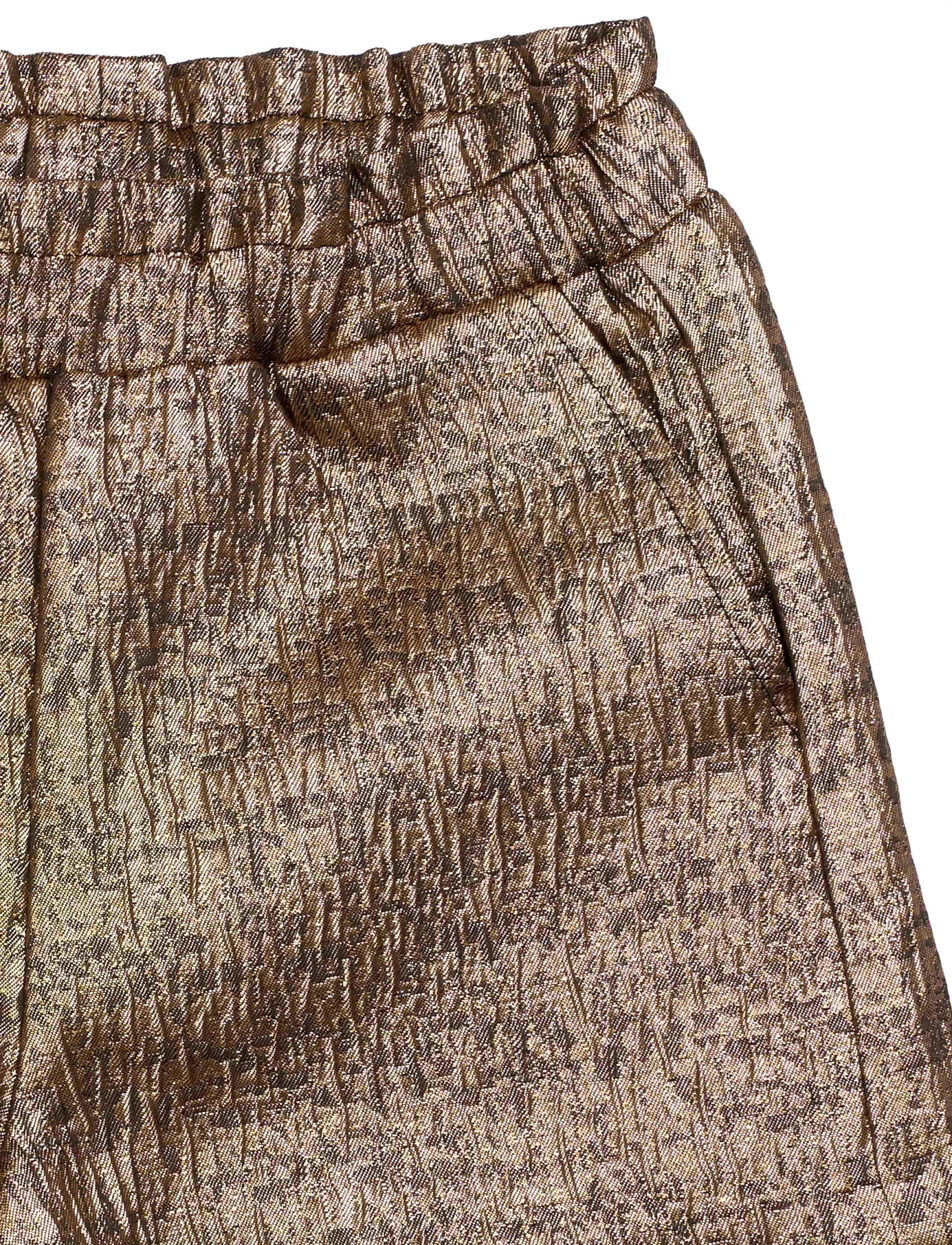 The New - TNYupa Jacquard Shorts - casual shorts - gold - 4
