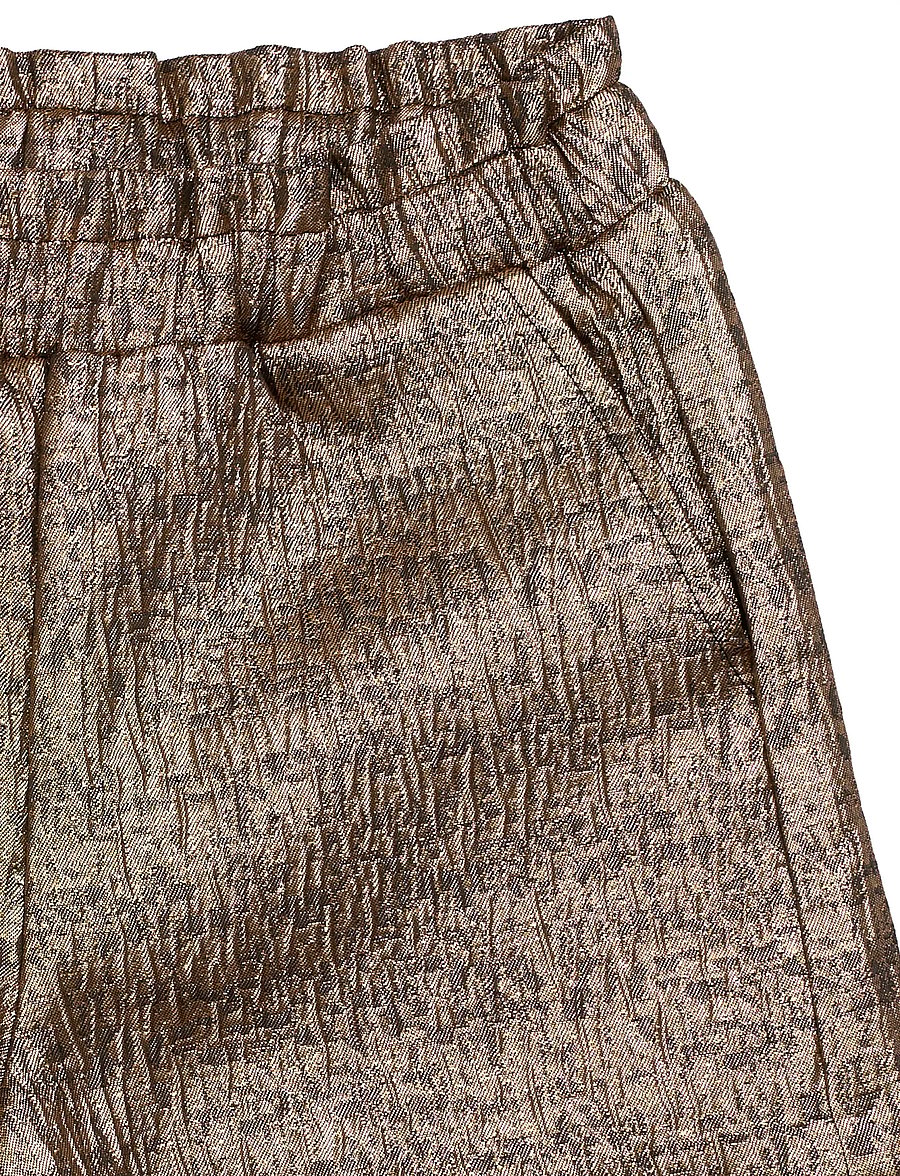 The New - TNYupa Jacquard Shorts - casual shorts - gold - 4