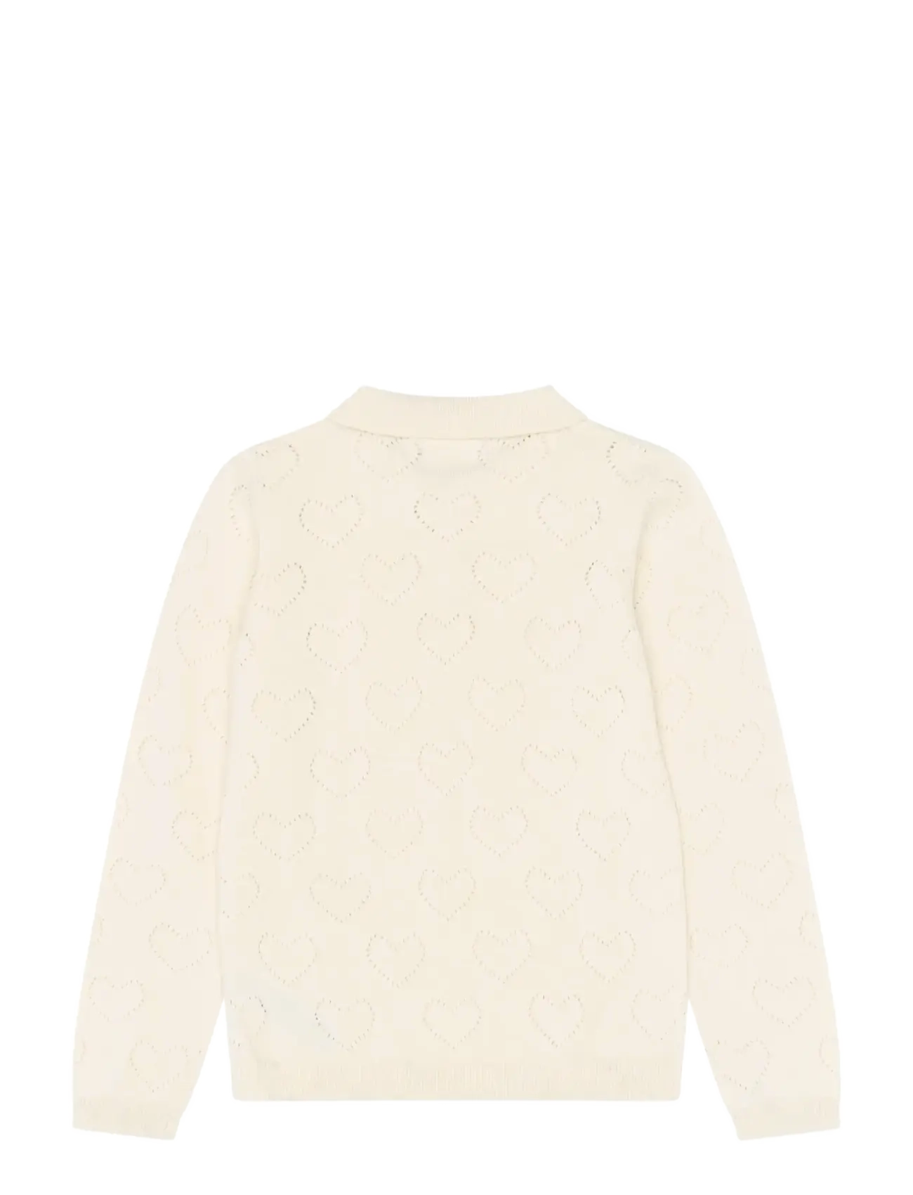 The New - TNYnes L_S Knit Polo - langärmelig poloshirt - gardenia - 2