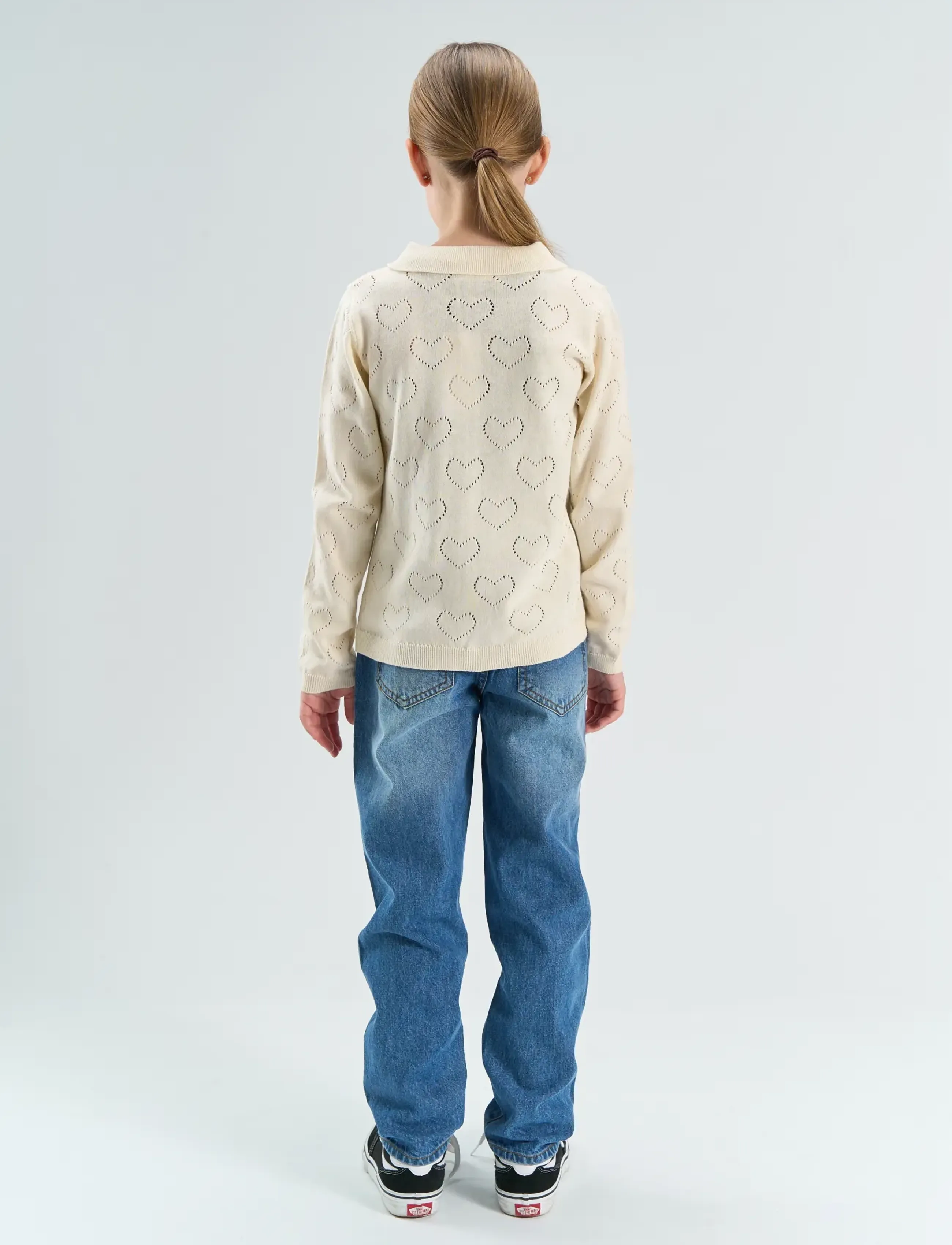 The New - TNYnes L_S Knit Polo - langärmelig poloshirt - gardenia - 3