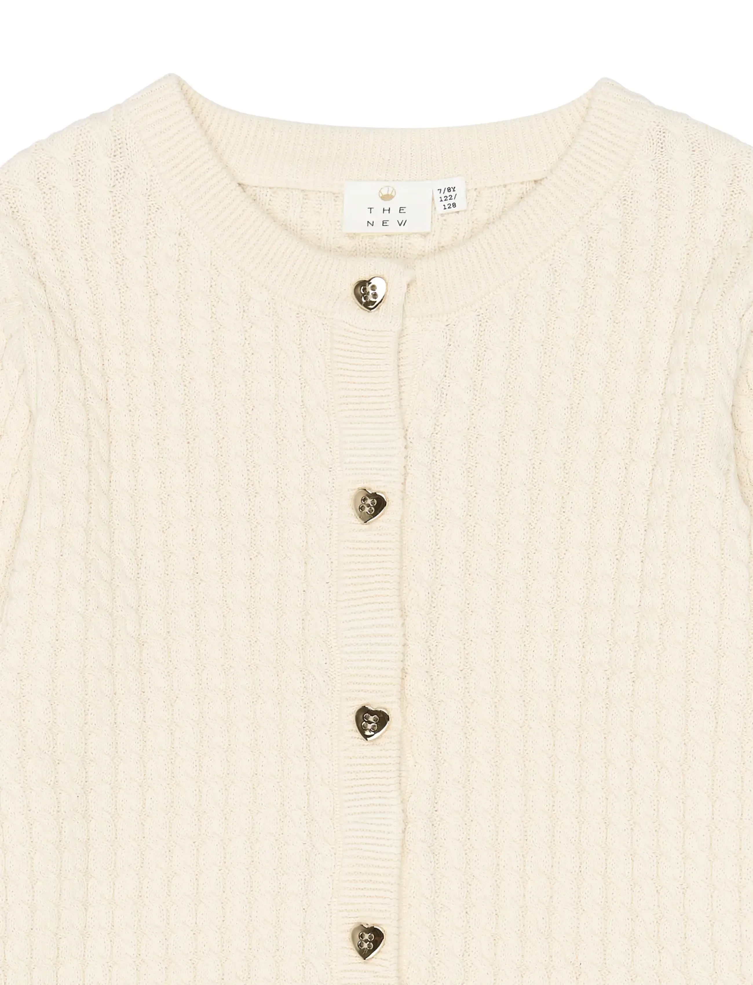 The New - TNYvonne Knit Cardigan - lette jakker - gardenia - 4