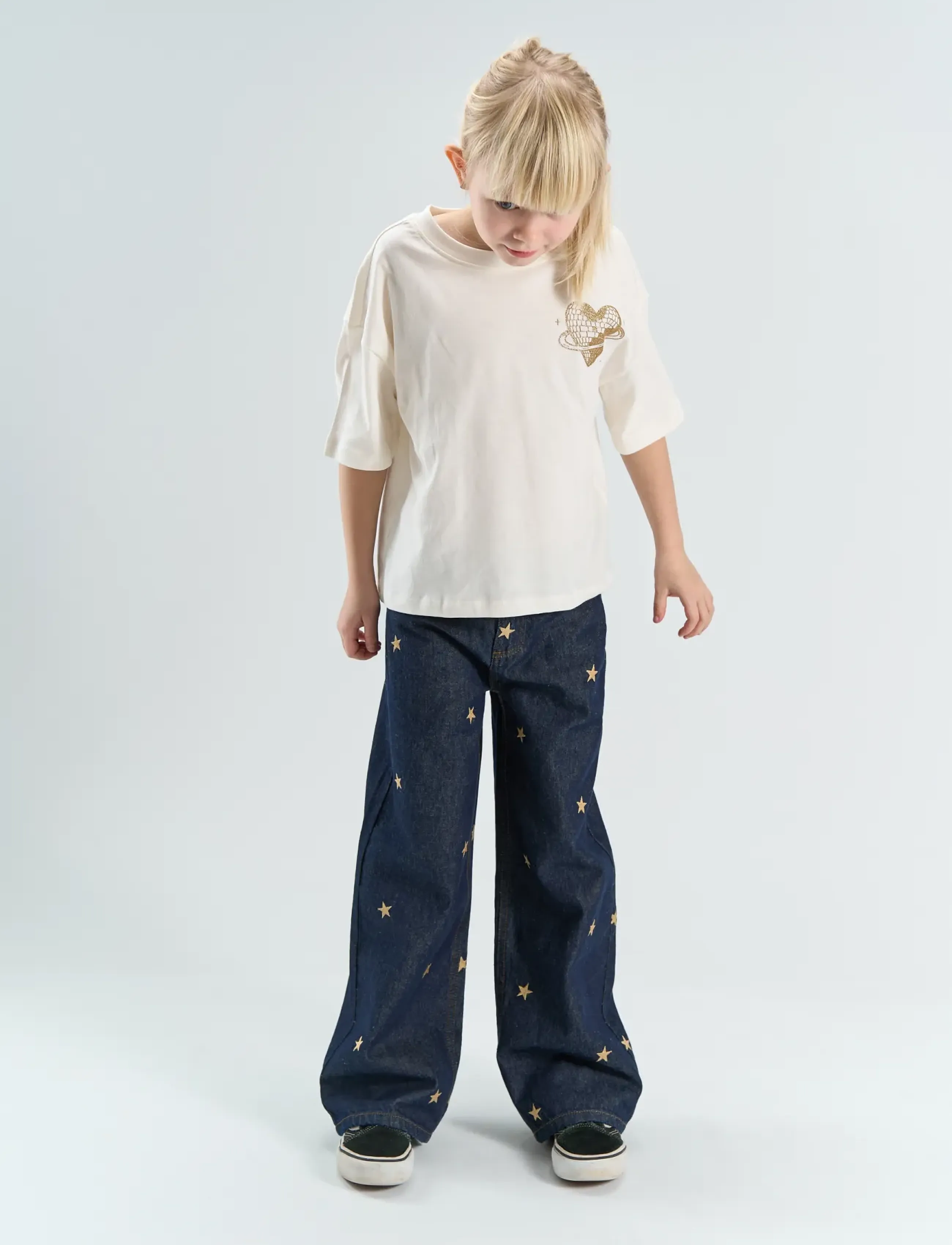 The New TNYrsa Wide Fit Jeans - Jeans - MEDIUM BLUE DENIM AOP / blue