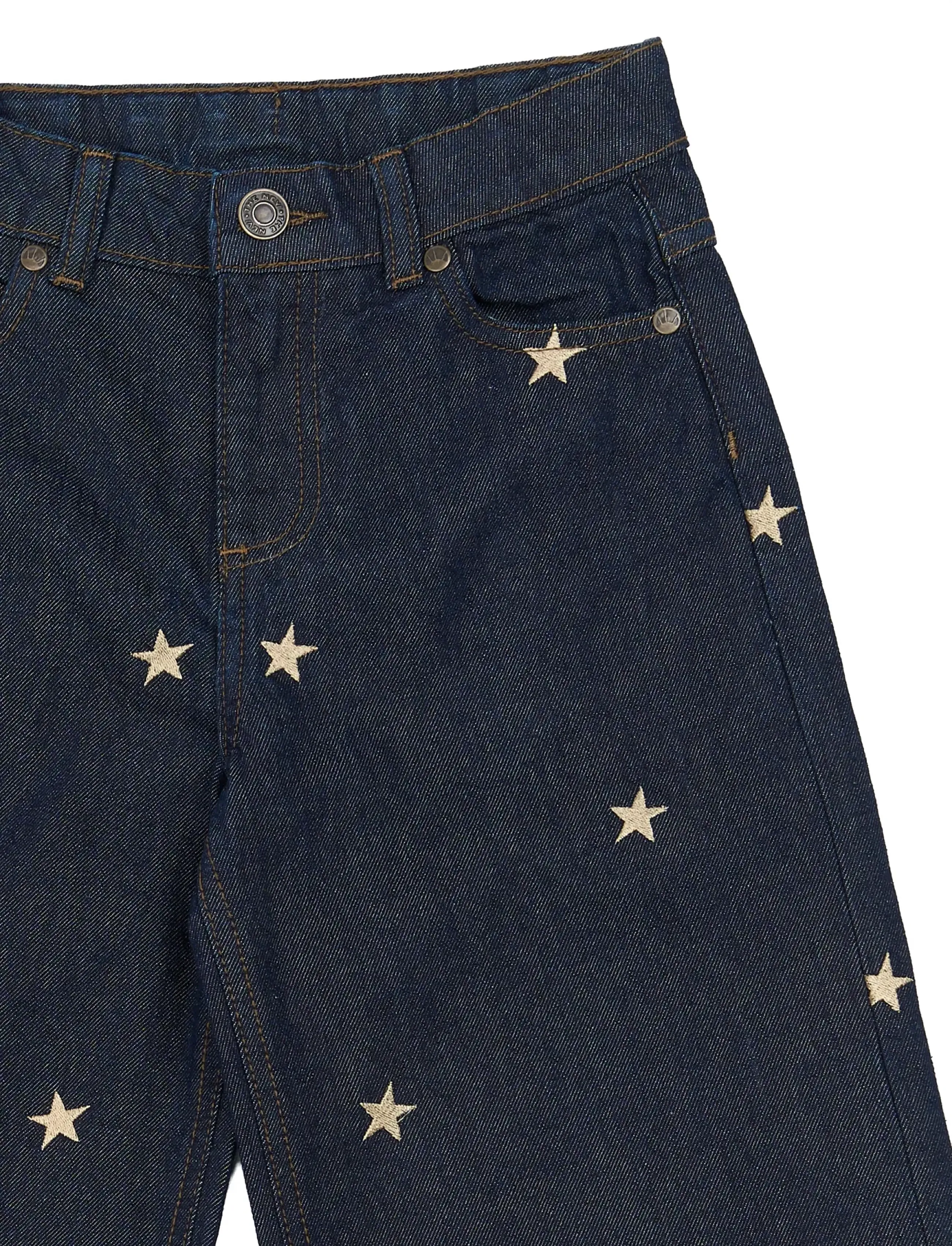 The New - TNYrsa Wide Fit Jeans - vida jeans - medium blue denim aop - 4