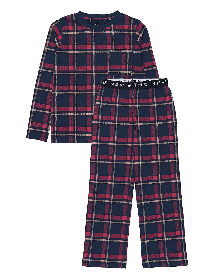 The New - TNHoliday Tartan Night Set - komplektid - navy blazer check - 0