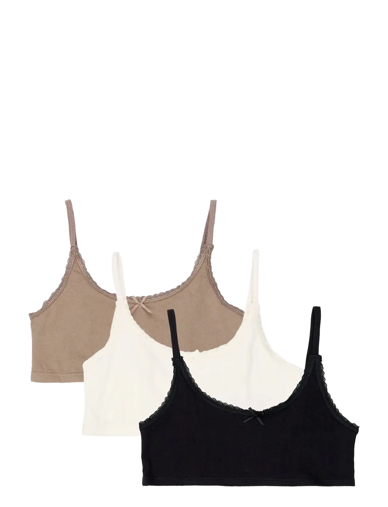 The New TNSuri Short Strap Top 3-Pack - Aluskihina kantavad rõivad - MULTI COLOUR / multi