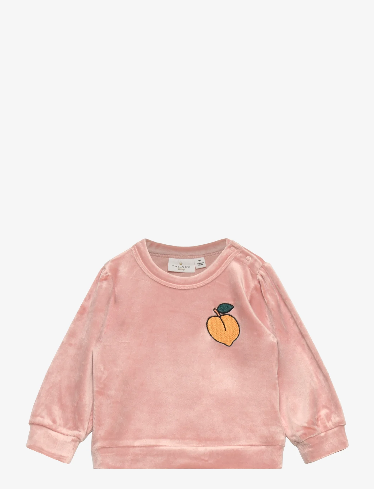 The New - TNSFLIMA VELOUR SWEATSHIRT - sweatshirts - peach beige - 0